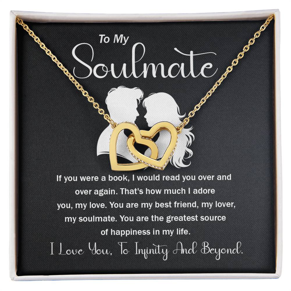 Soulmate Necklace Gift – Infinity Love Message Card