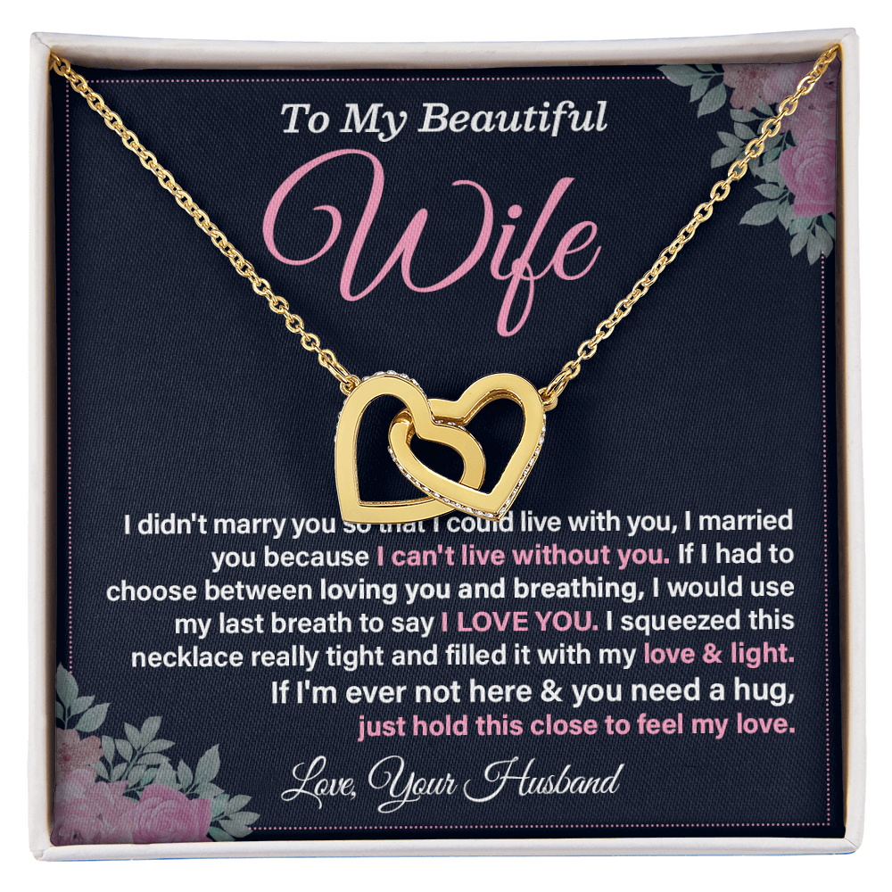 Heartfelt Romantic Gift for Wife from Husband with Loving Message Card