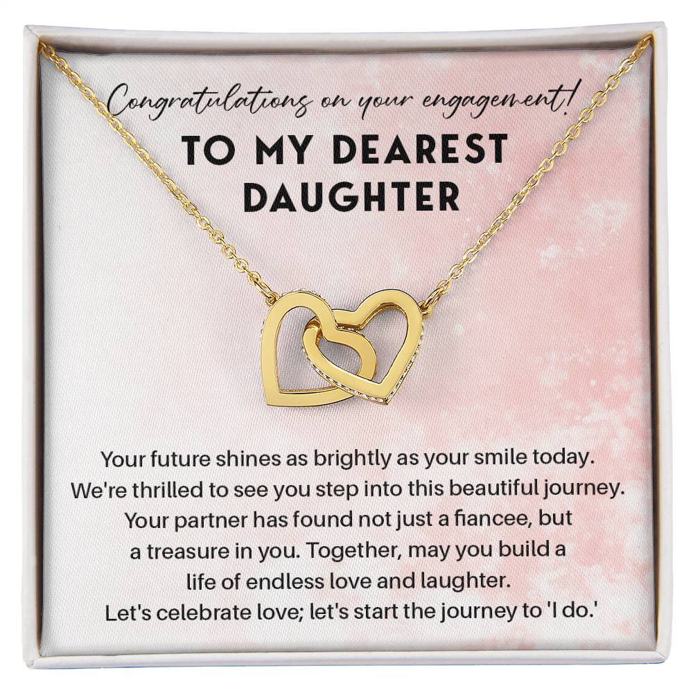 Gift for Daughter – Love Knot Necklace with Card