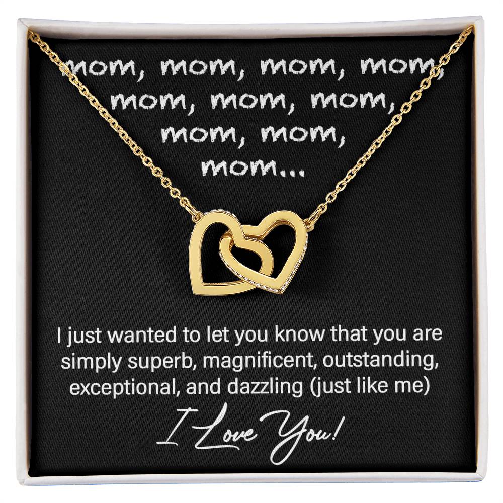 Humorous Necklace for Mom – Playful Gift with Funny Message Card