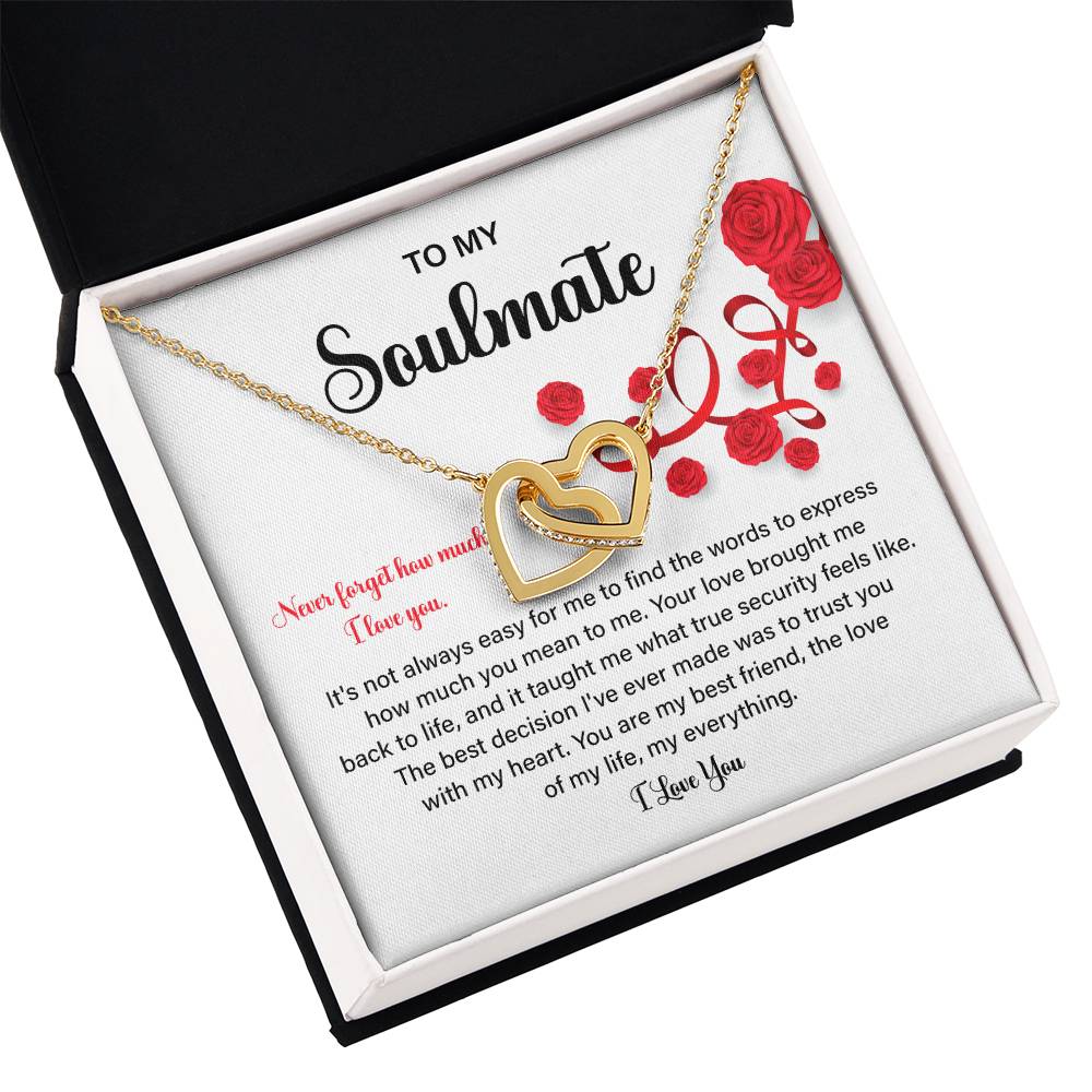 Soulmate Gift Necklace for Her – Love Message Box