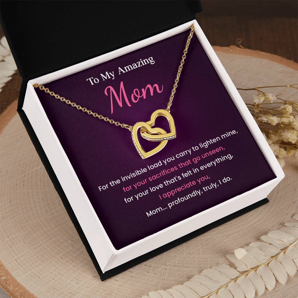 Gift for Mom - Elegant Necklace with Loving Message