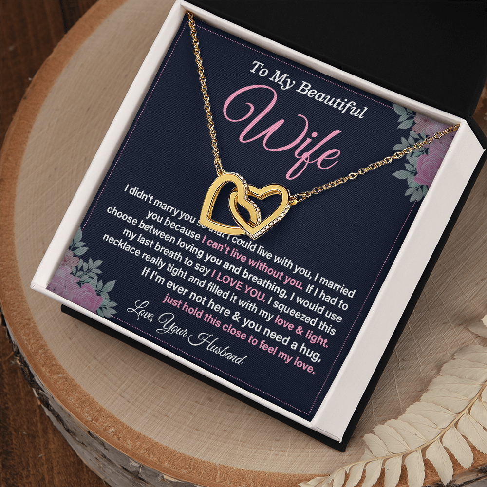 Heartfelt Romantic Gift for Wife from Husband with Loving Message Card