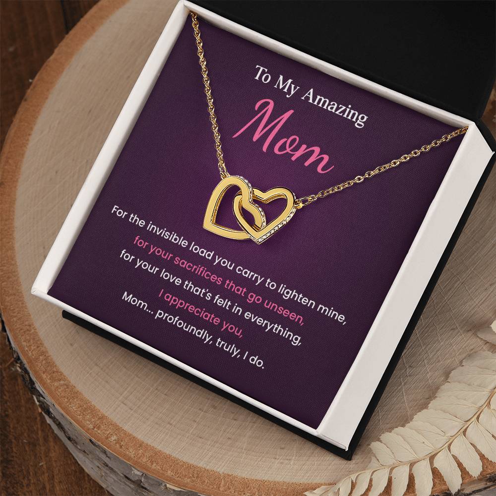 Gift for Mom - Elegant Necklace with Loving Message