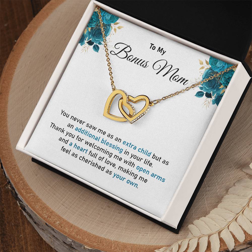 Bonus Mom Appreciation Necklace with Heartfelt Gift