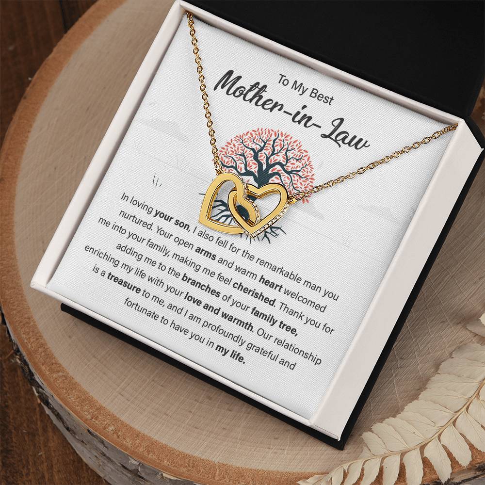 Gift for Mother-in-Law from Bride with Family Tree Card