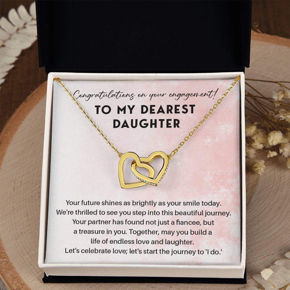Gift for Daughter – Love Knot Necklace with Card