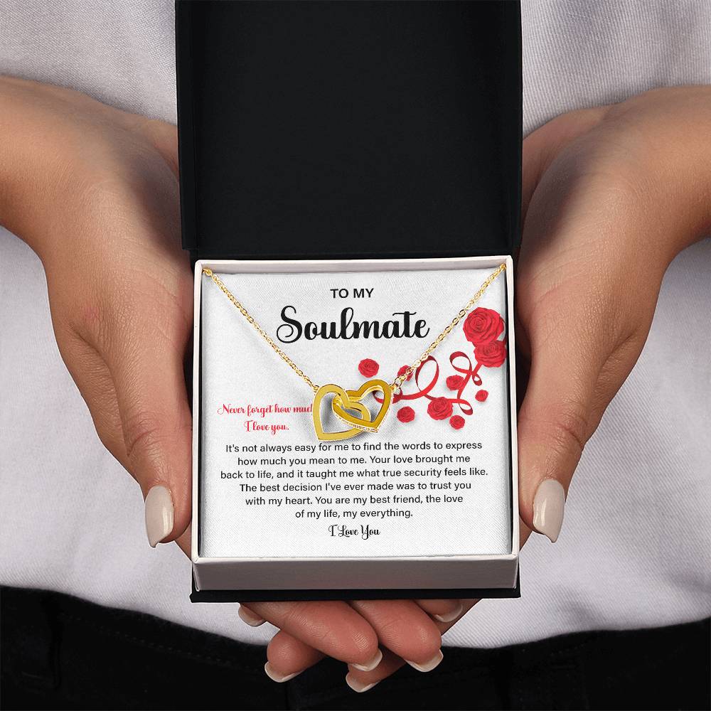 Soulmate Gift Necklace for Her – Love Message Box