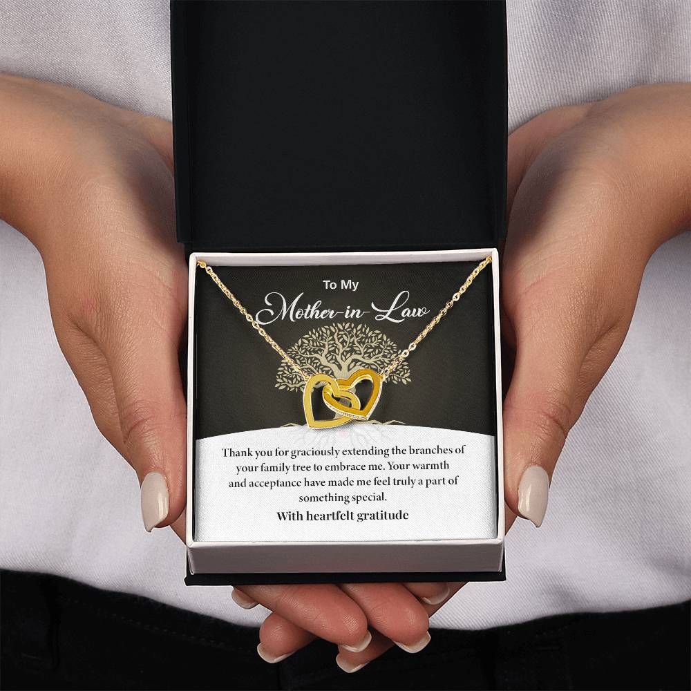 Mother-in-Law Necklace Gift from Daughter-in-Law with Card