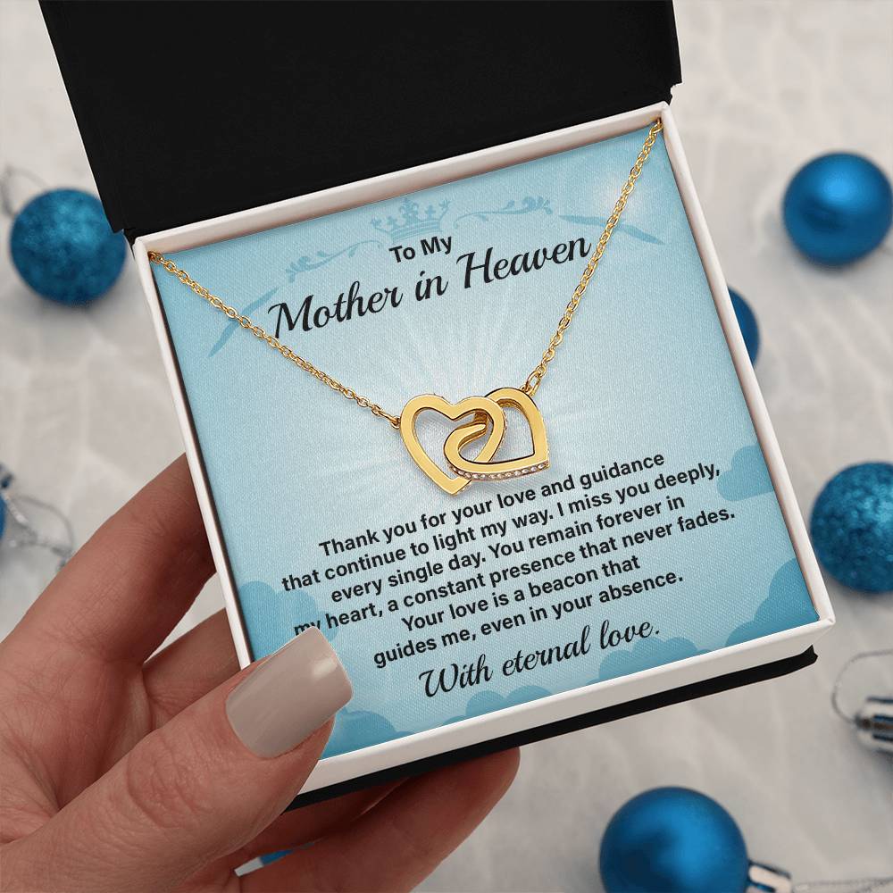 Mother in Heaven Necklace Gift from Daughter