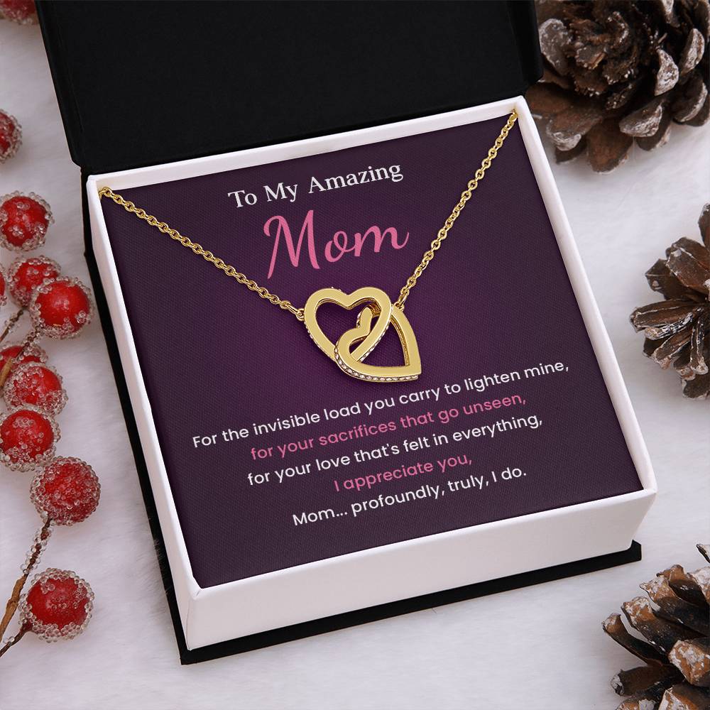 Gift for Mom - Elegant Necklace with Loving Message
