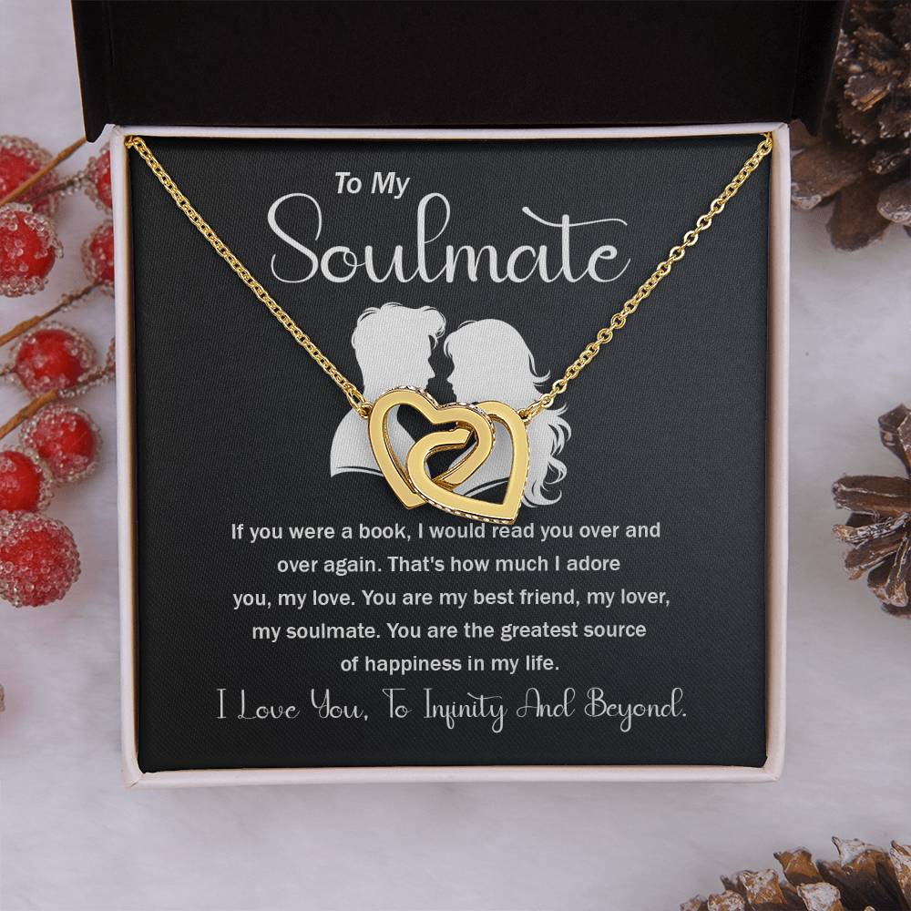 Soulmate Necklace Gift – Infinity Love Message Card