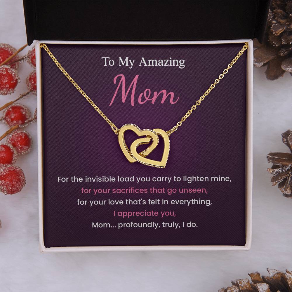 Gift for Mom - Elegant Necklace with Loving Message