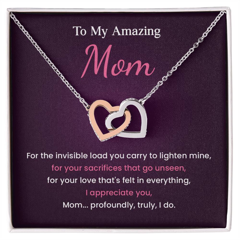 Gift for Mom - Elegant Necklace with Loving Message
