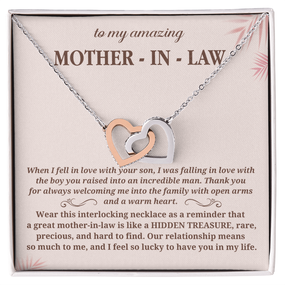 Mother-in-Law Necklace Gift With Sentimental Note