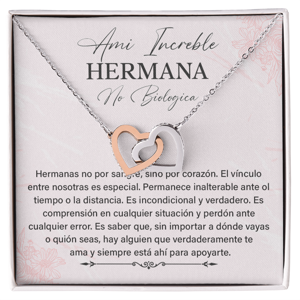 A Mi Increíble Hermana No Biológica Unidas Por El Corazón Y El Amor Verdadero