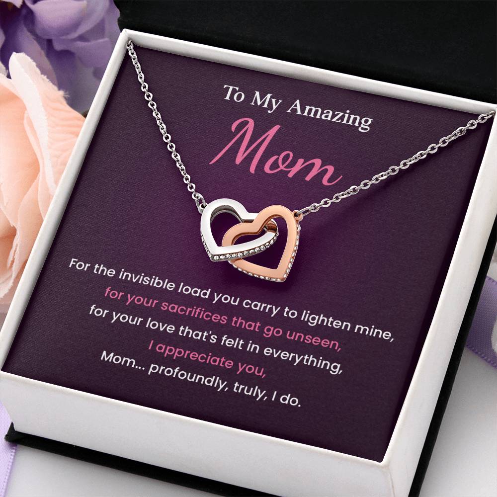 Gift for Mom - Elegant Necklace with Loving Message