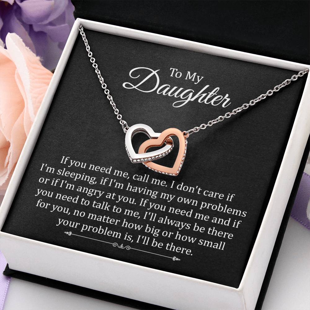 To My Daughter Necklace Gift From Mom and Dad