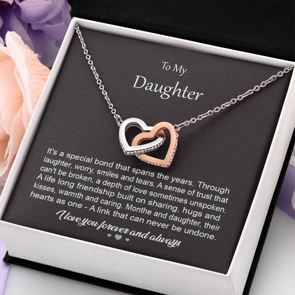 To My Daughter Gift Necklace from Parent