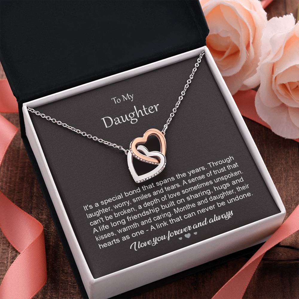 To My Daughter Gift Necklace from Parent