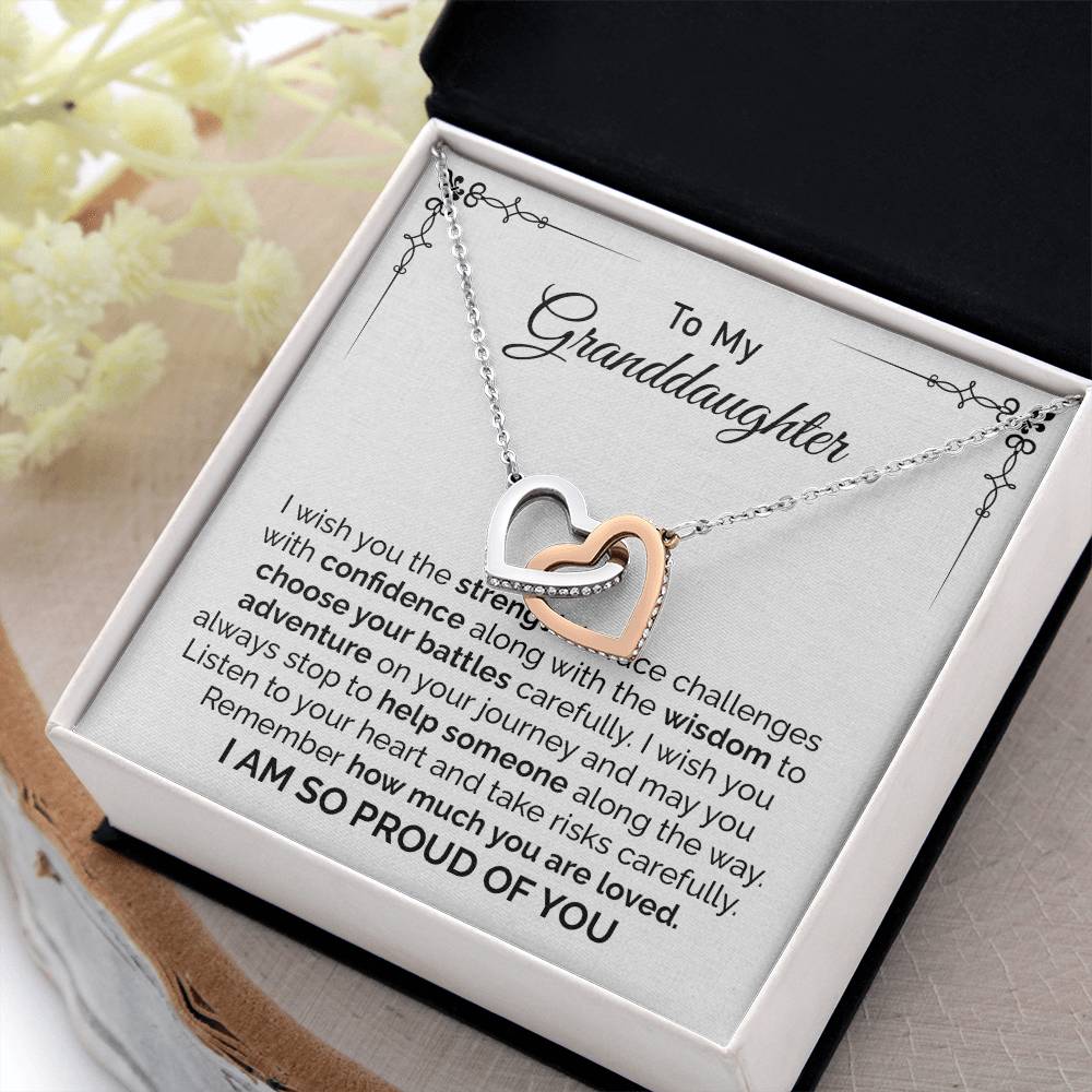 To My Granddaughter From Grandfather And Grandmother