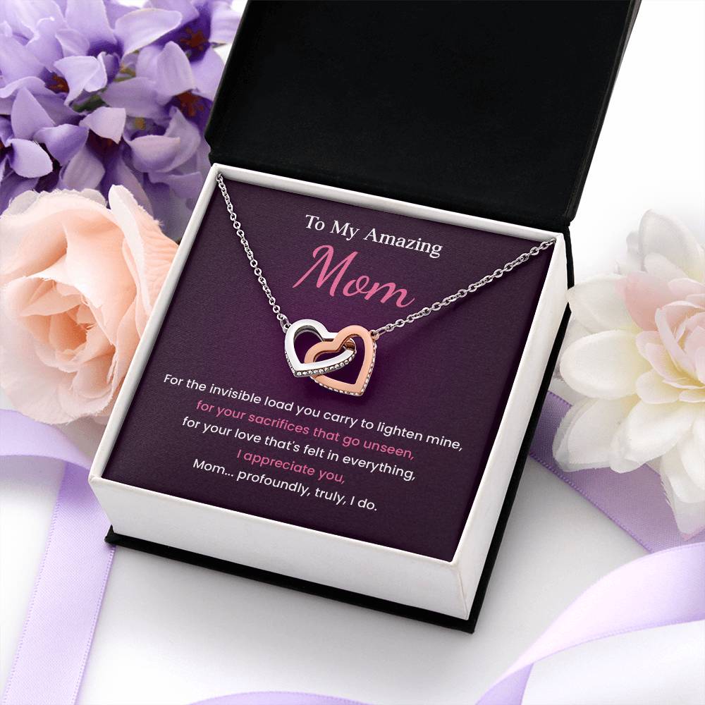 Gift for Mom - Elegant Necklace with Loving Message