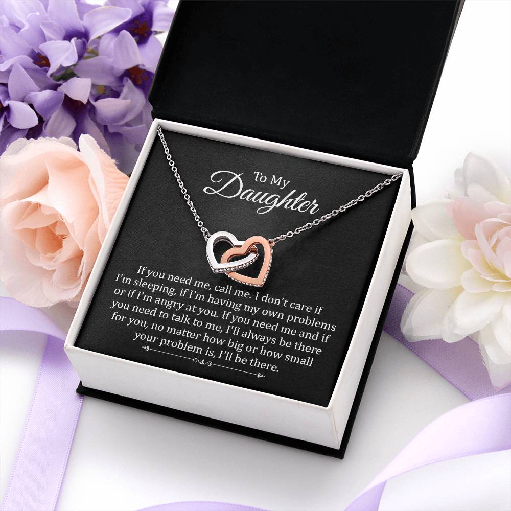 To My Daughter Necklace Gift From Mom and Dad