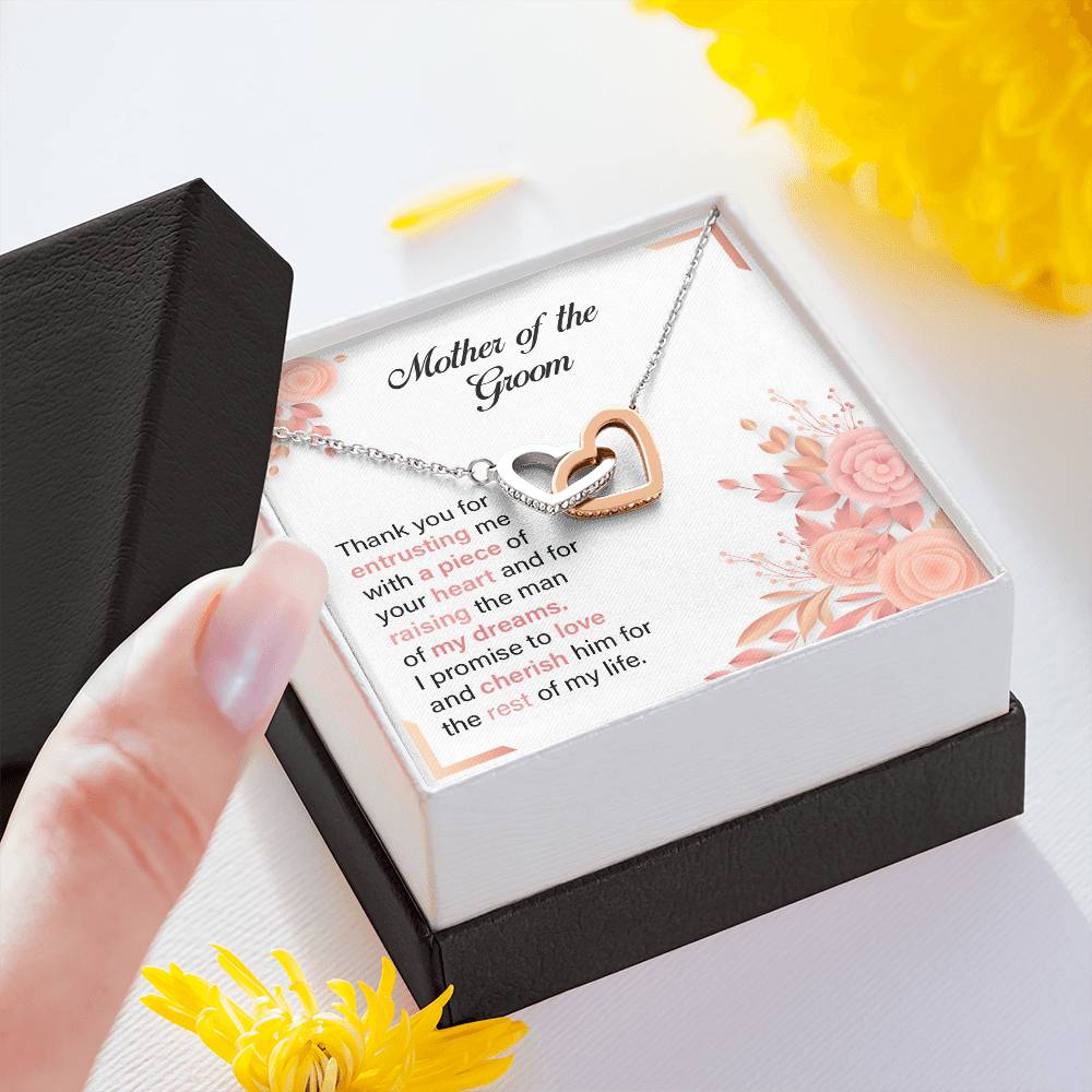Sentimental Mother of Groom Jewelry With Message Card