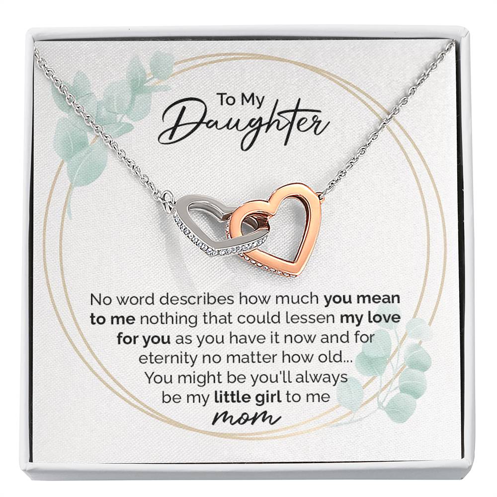 To My Daughter – Always My Little Girl Necklace