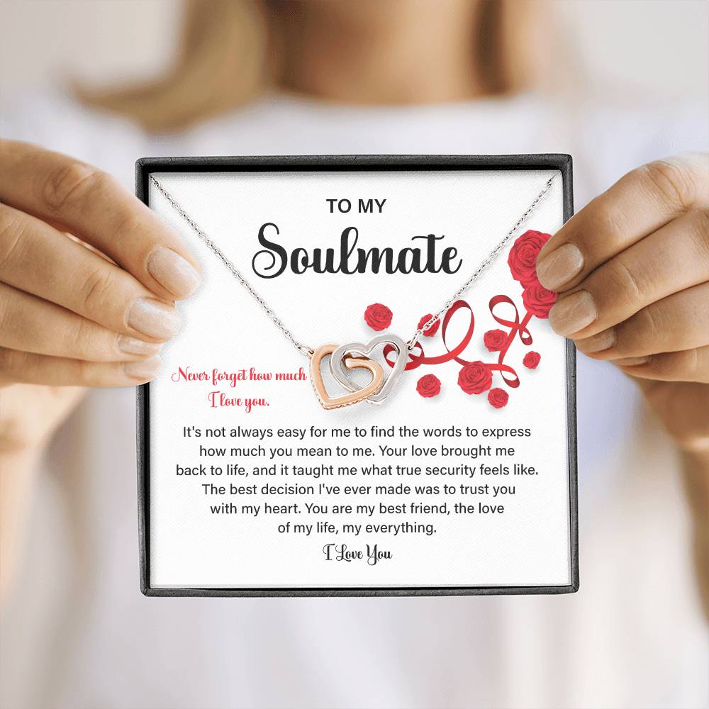 Soulmate Gift Necklace for Her – Love Message Box