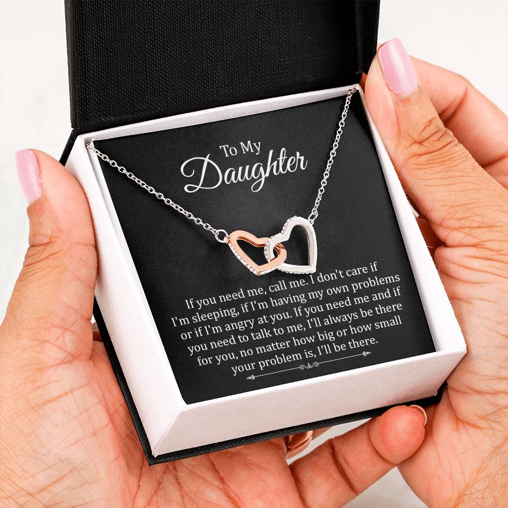 To My Daughter Necklace Gift From Mom and Dad