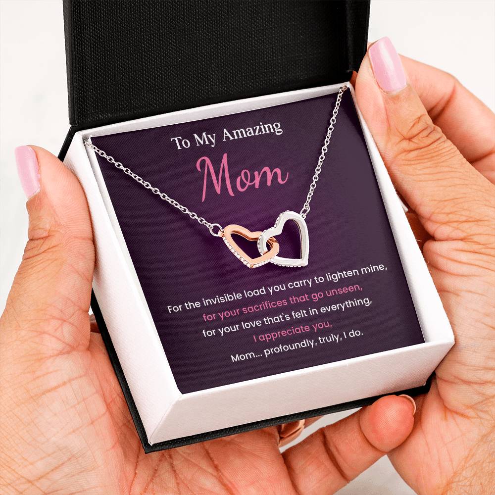Gift for Mom - Elegant Necklace with Loving Message