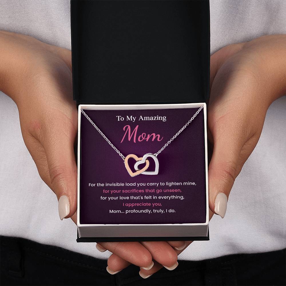Gift for Mom - Elegant Necklace with Loving Message