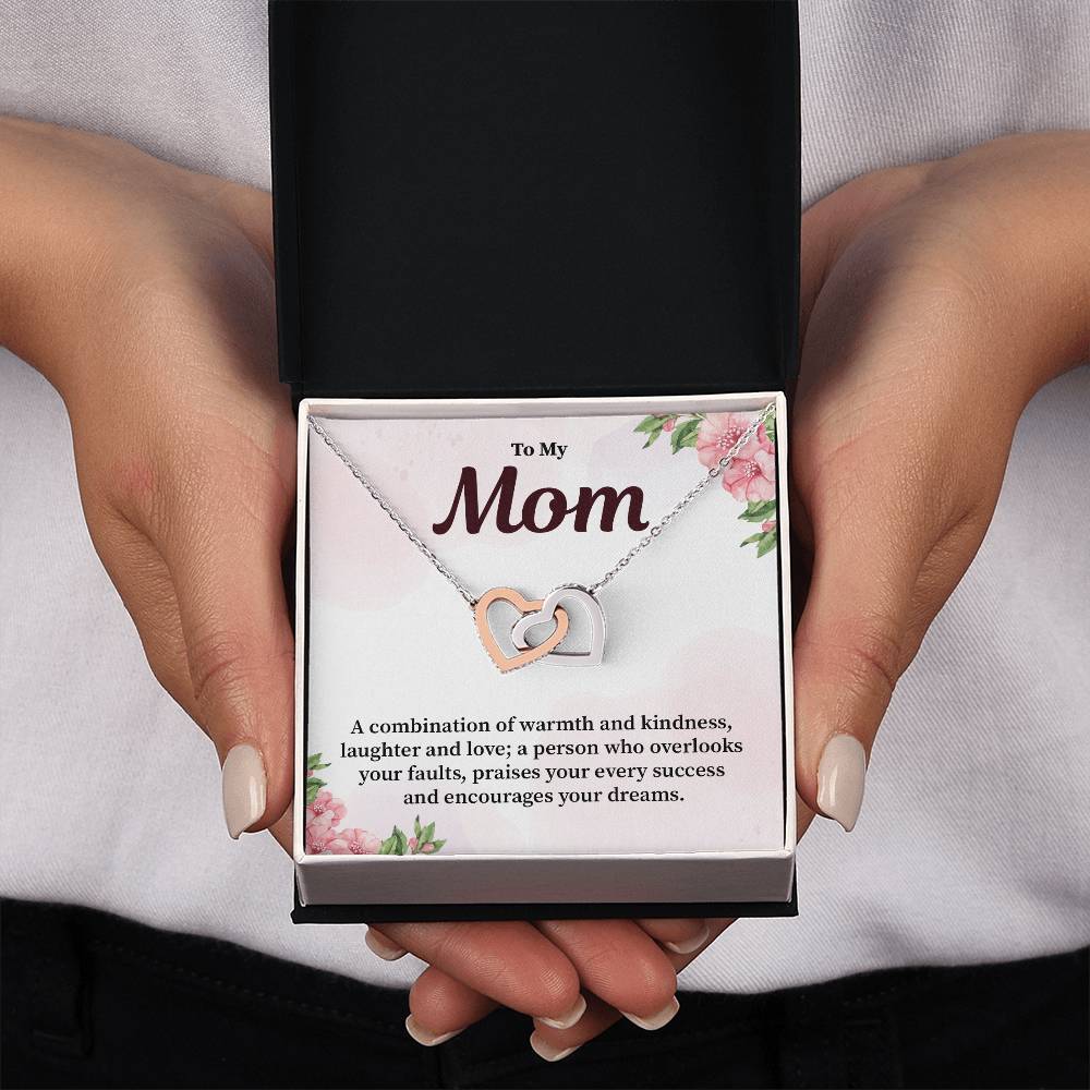 Mom Necklace Gift for Mother – With Message Card