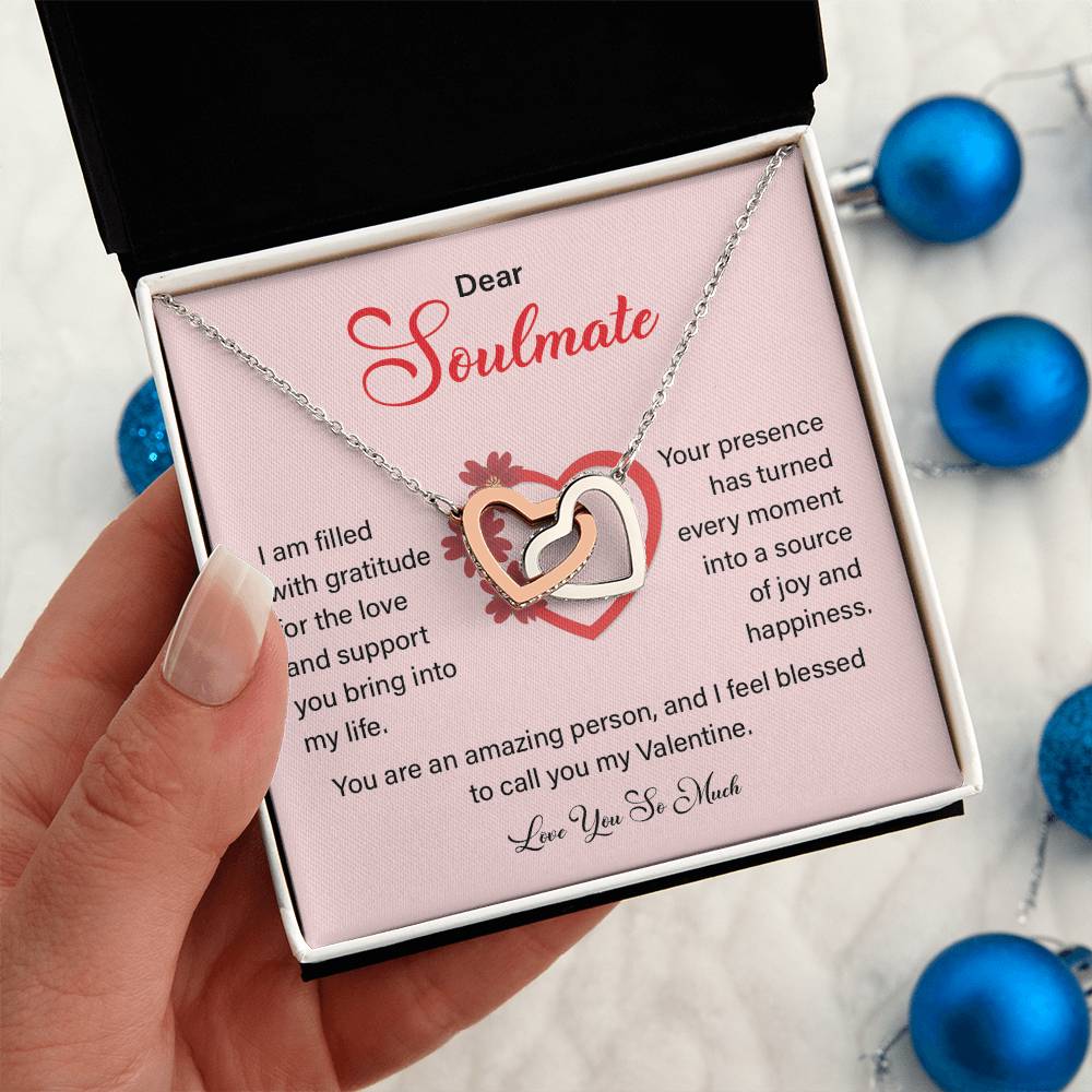 Valentine necklace Gift for soulmate