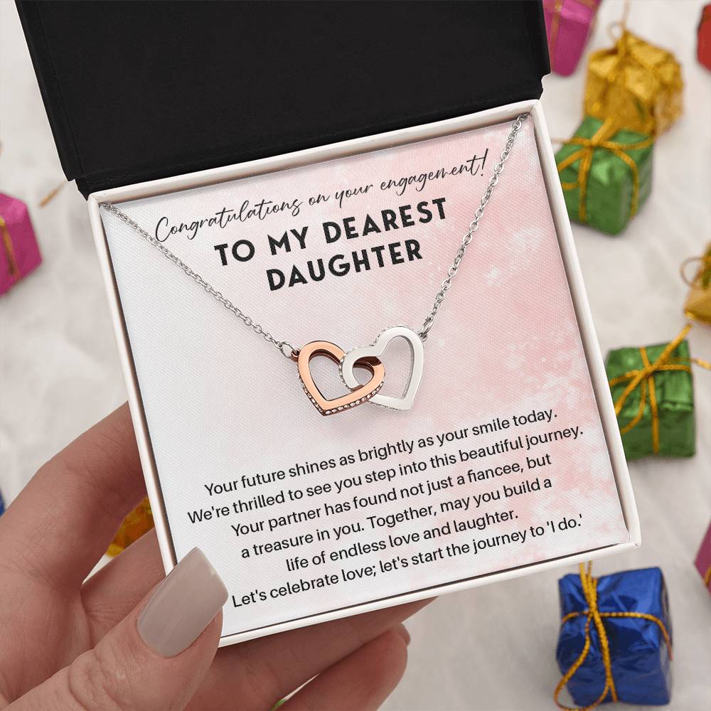 Gift for Daughter – Love Knot Necklace with Card