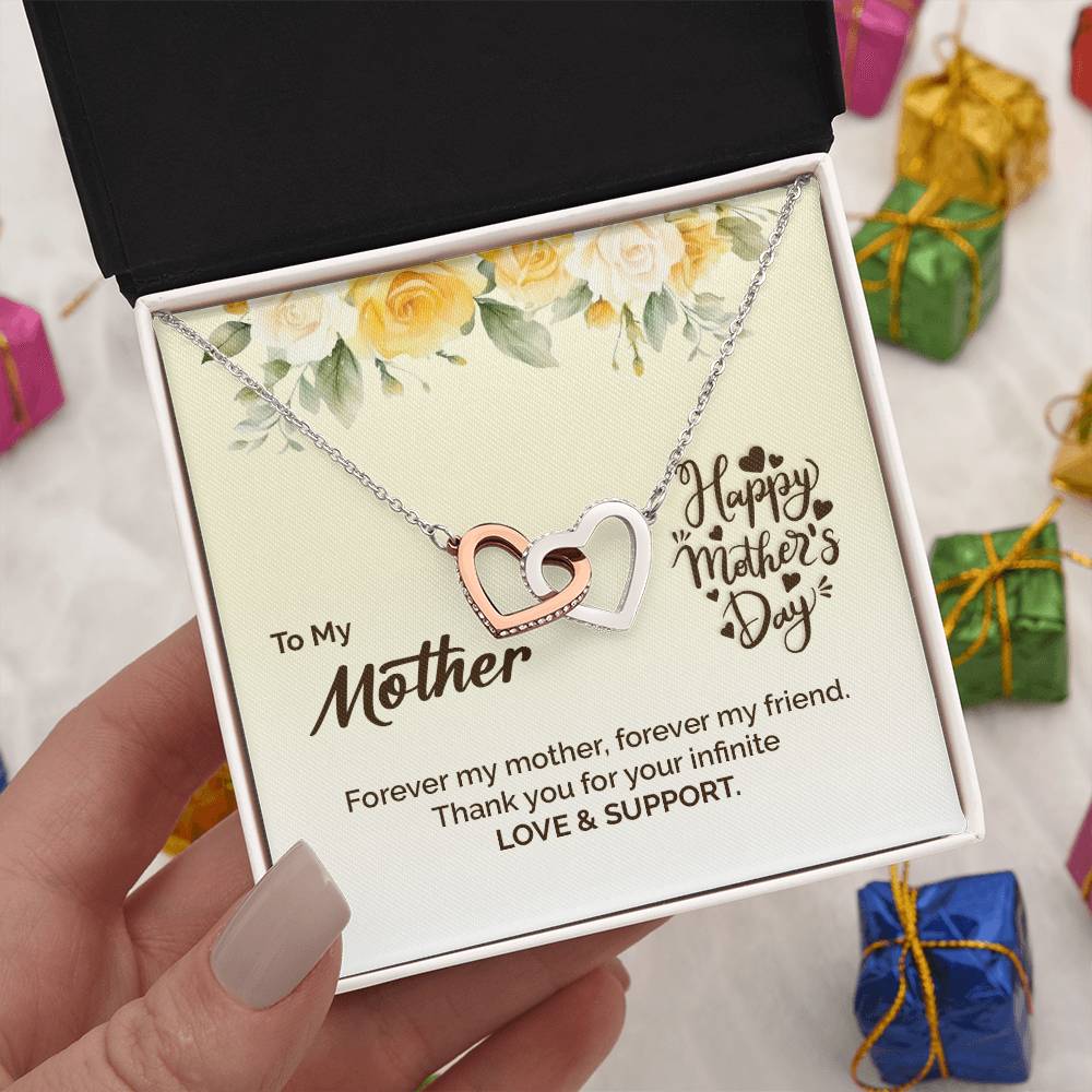 Mother’s Day Necklace Gift – Forever My Friend Card
