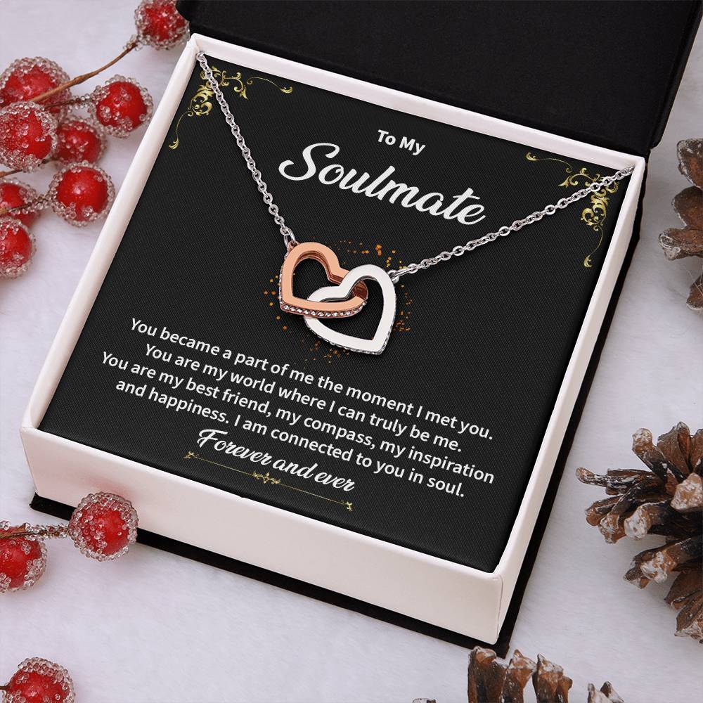 Interlocking Hearts Necklace – Soulmate Gift Box