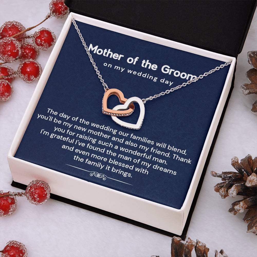 Mother of Groom Necklace Gift from Bride With Gift Box