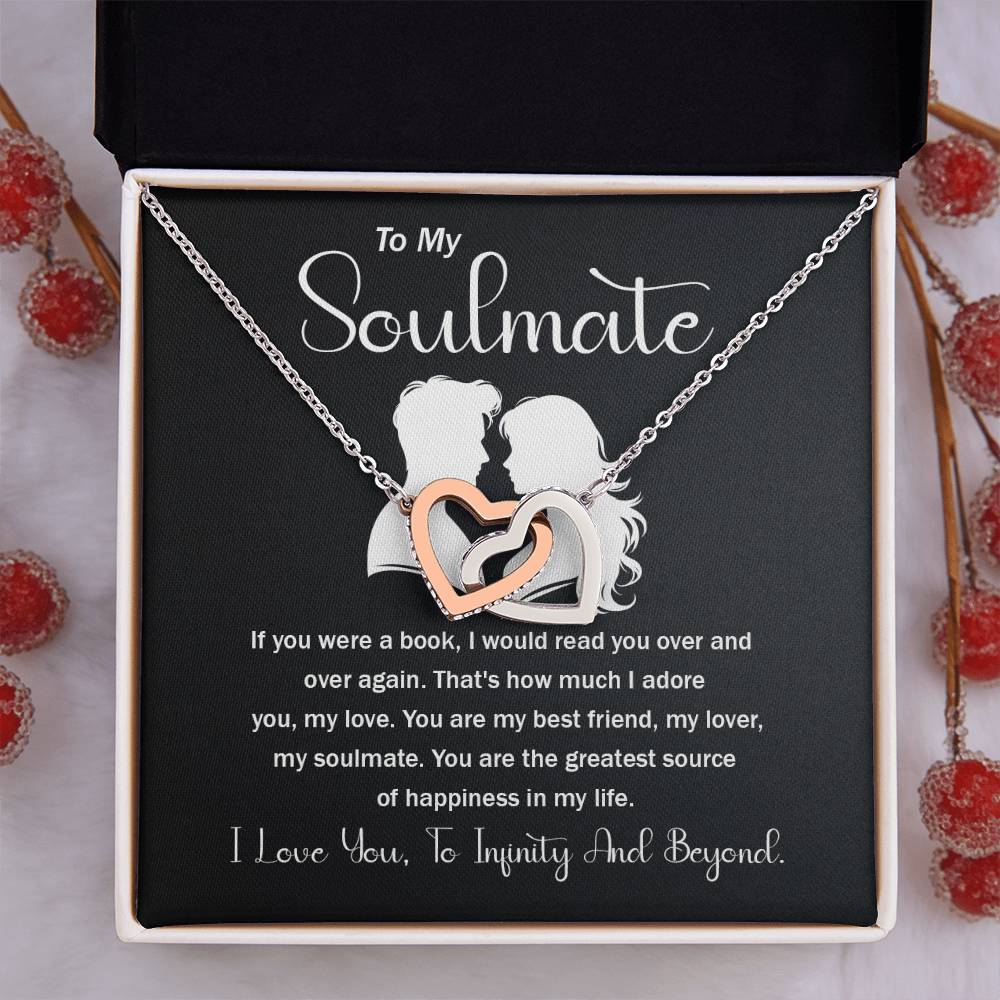 Soulmate Necklace Gift – Infinity Love Message Card