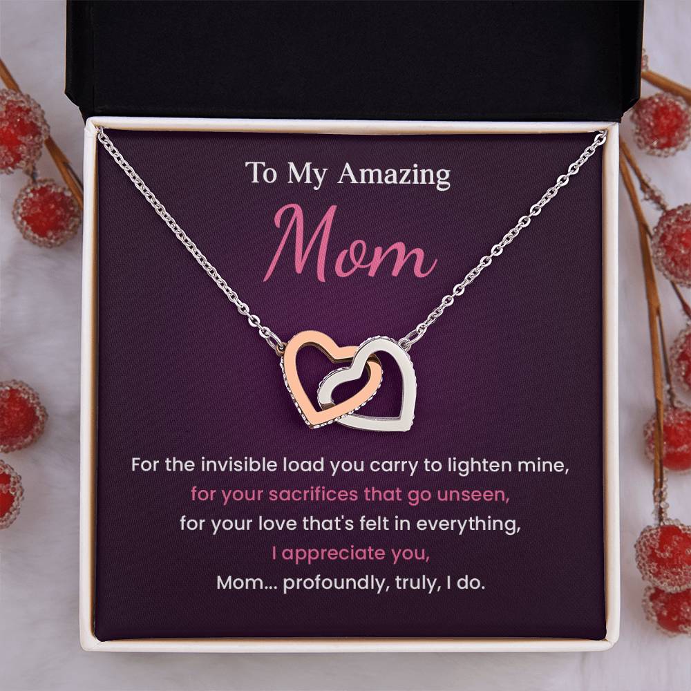 Gift for Mom - Elegant Necklace with Loving Message