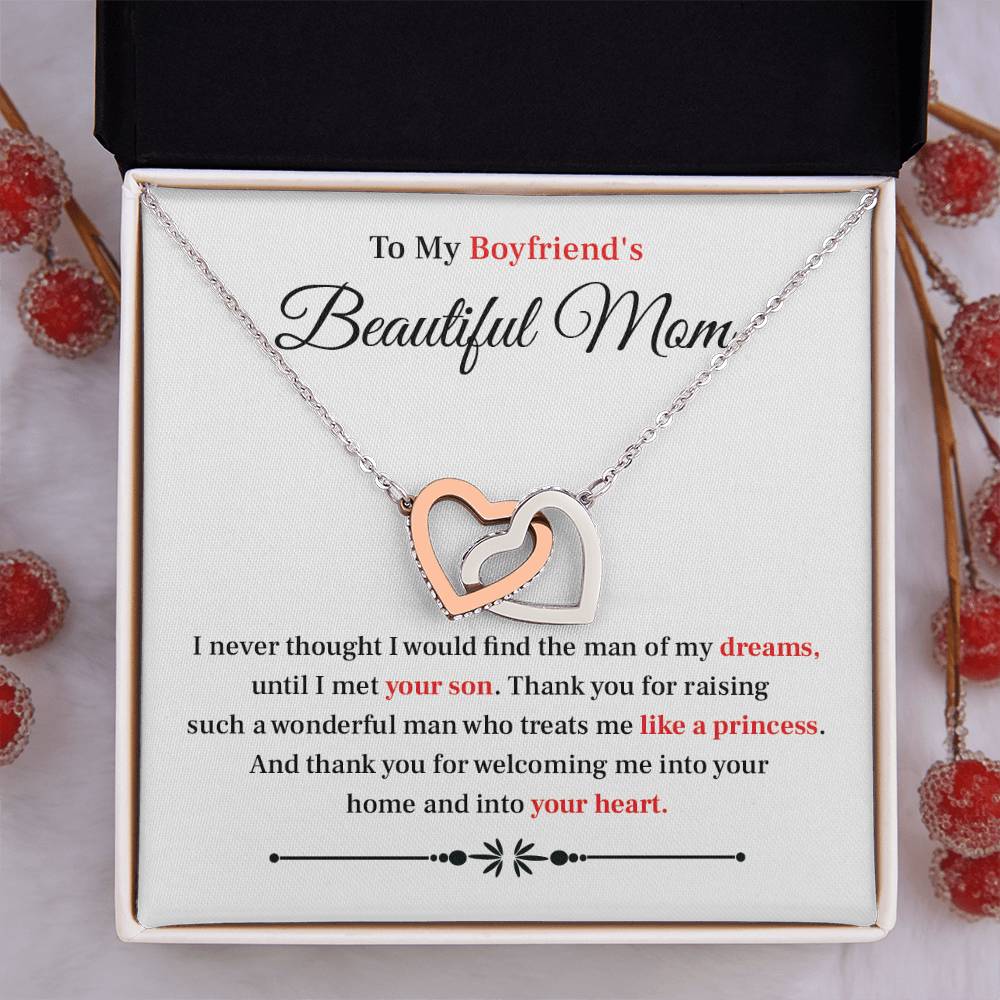 Boyfriend’s Mom Necklace Gift from Girlfriend