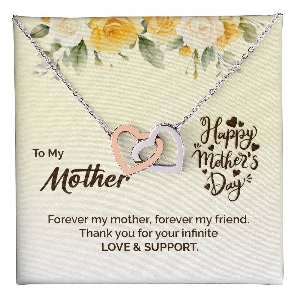 Mother’s Day Necklace Gift – Forever My Friend Card