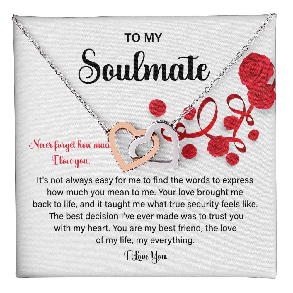 Soulmate Gift Necklace for Her – Love Message Box