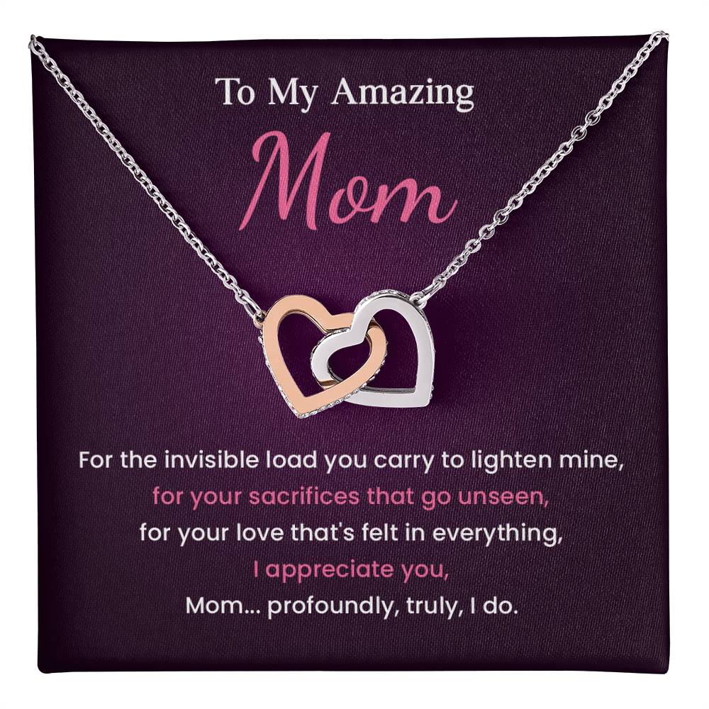 Gift for Mom - Elegant Necklace with Loving Message