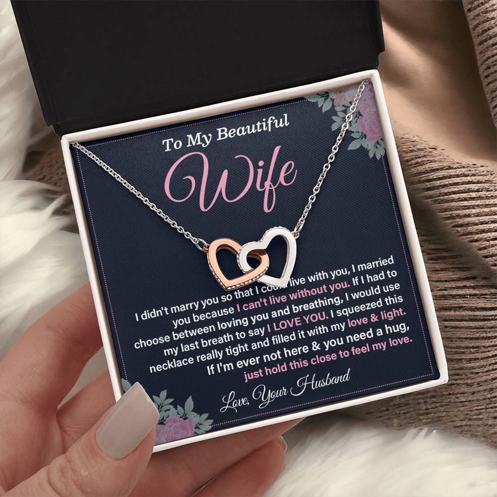 Heartfelt Romantic Gift for Wife from Husband with Loving Message Card