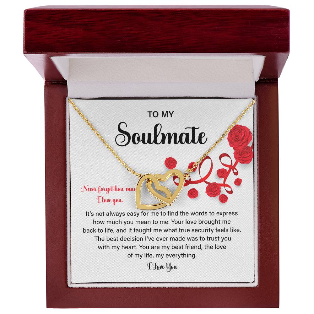 Soulmate Gift Necklace for Her – Love Message Box