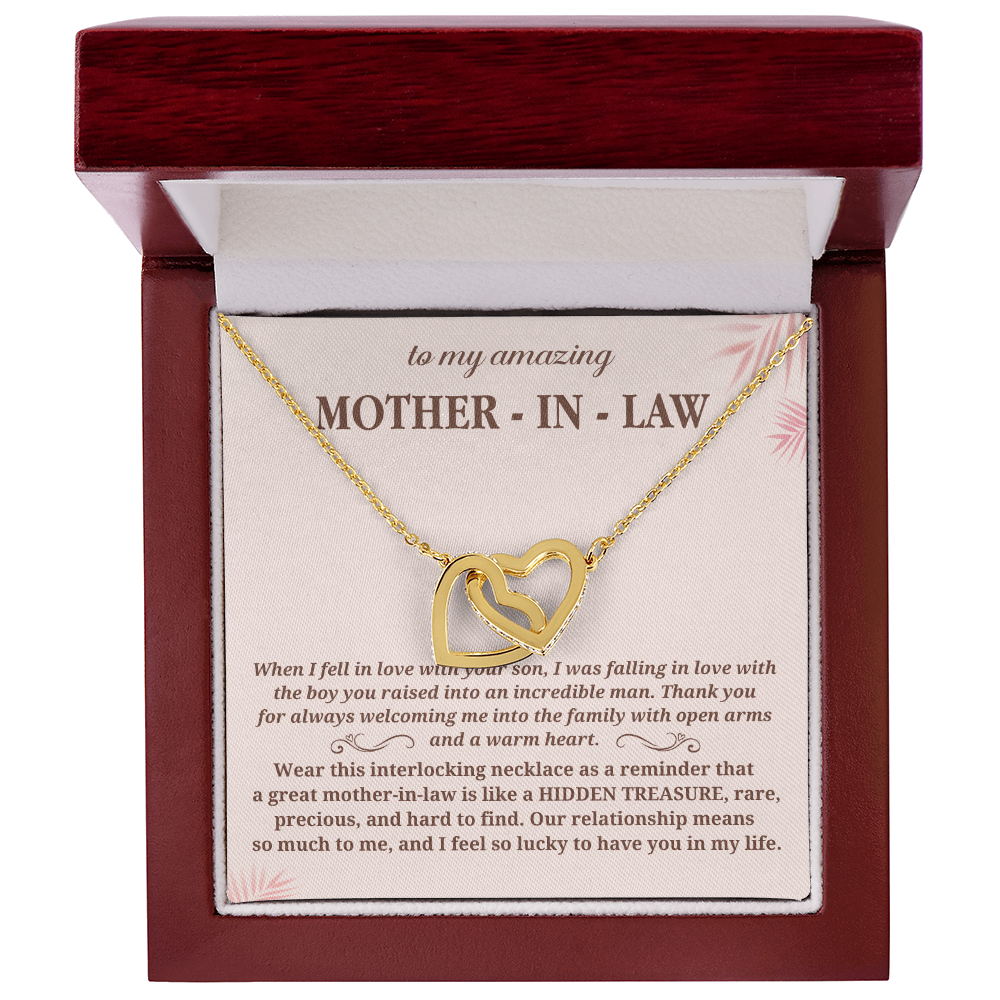 Mother-in-Law Necklace Gift With Sentimental Note
