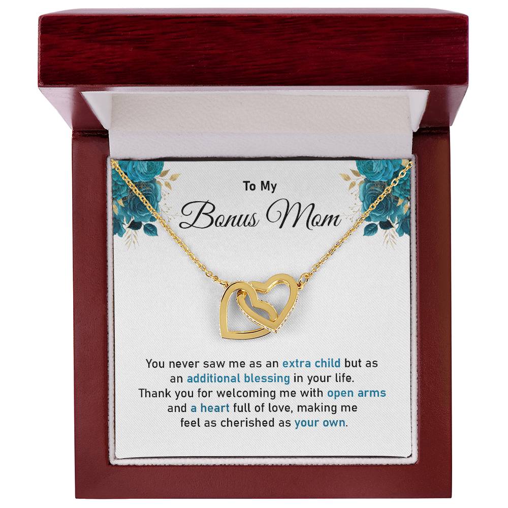 Bonus Mom Appreciation Necklace with Heartfelt Gift