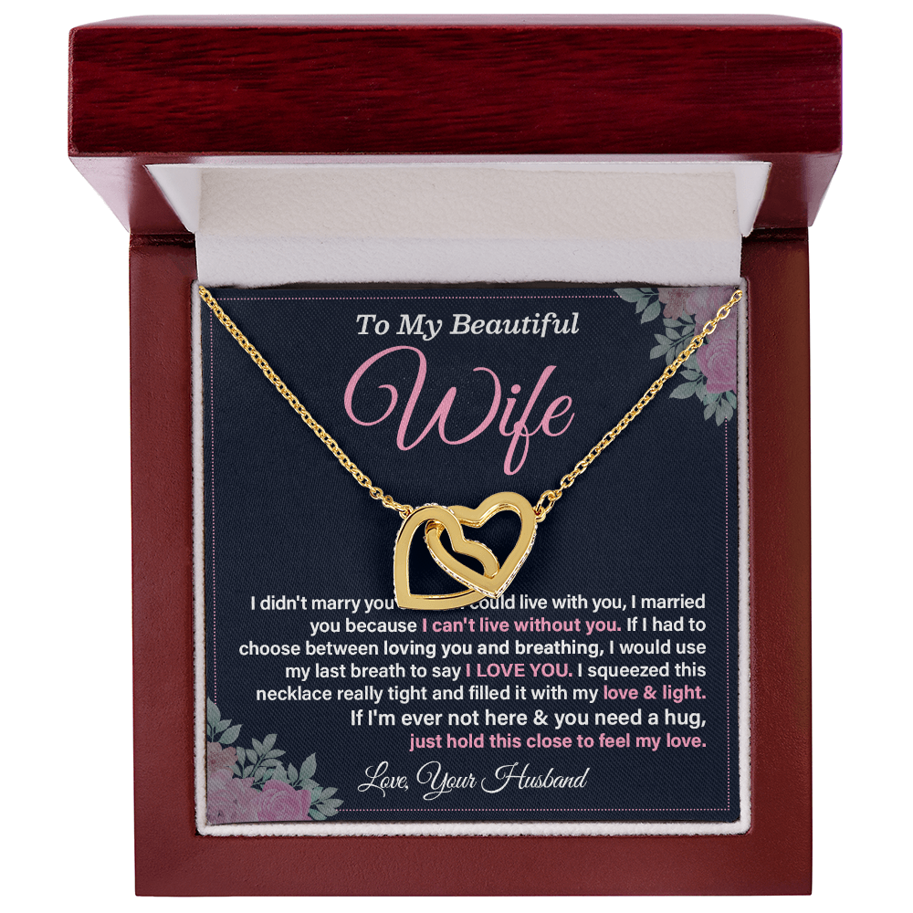 Heartfelt Romantic Gift for Wife from Husband with Loving Message Card